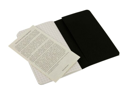 Записная книжка Moleskine Cahier, Pocket (в клетку), А6