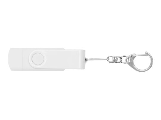 USB 3.0/micro USB/Type-C – флешка на 32 Гб 3-в-1 с поворотным механизмом