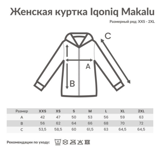 Женская куртка Iqoniq Makalu из переработанного полиэстера AWARE™, 300 г/м², арт. 029898706