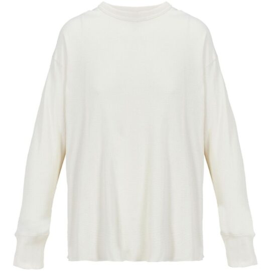 Футболка с длинным рукавом Thermal T, бежевая (неокрашенная), размер M