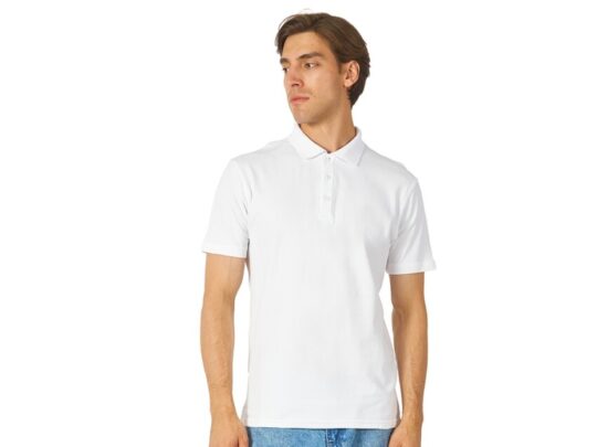 Поло с эластаном Chicago, 200гр пике, белый (4XL), арт. 030816203