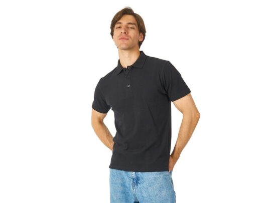 Поло с эластаном Chicago, 200гр пике, черный (3XL), арт. 030816303