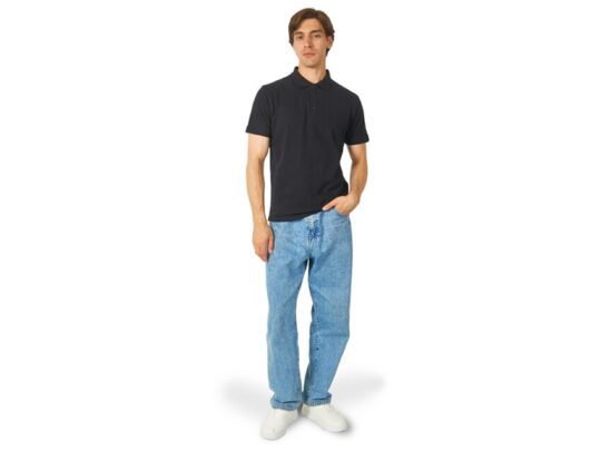 Поло с эластаном Chicago, 200гр пике, черный (3XL), арт. 030816303